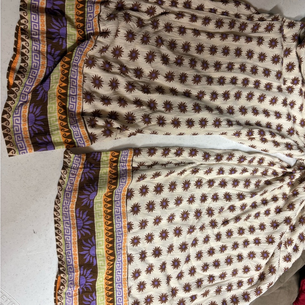 Rip Curl Cream and Purple Floral Jumpsuit - Picture 2 of 5